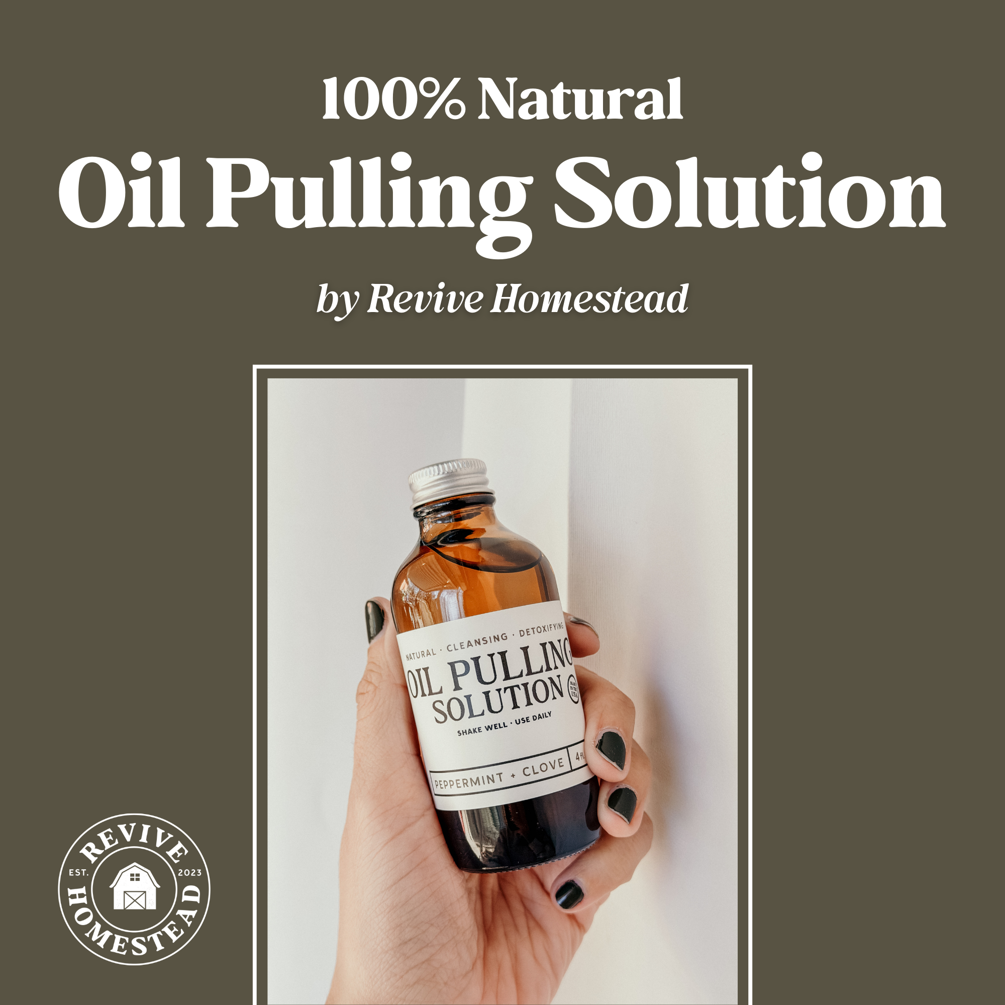 Oil Pulling Solution with Neem Oil