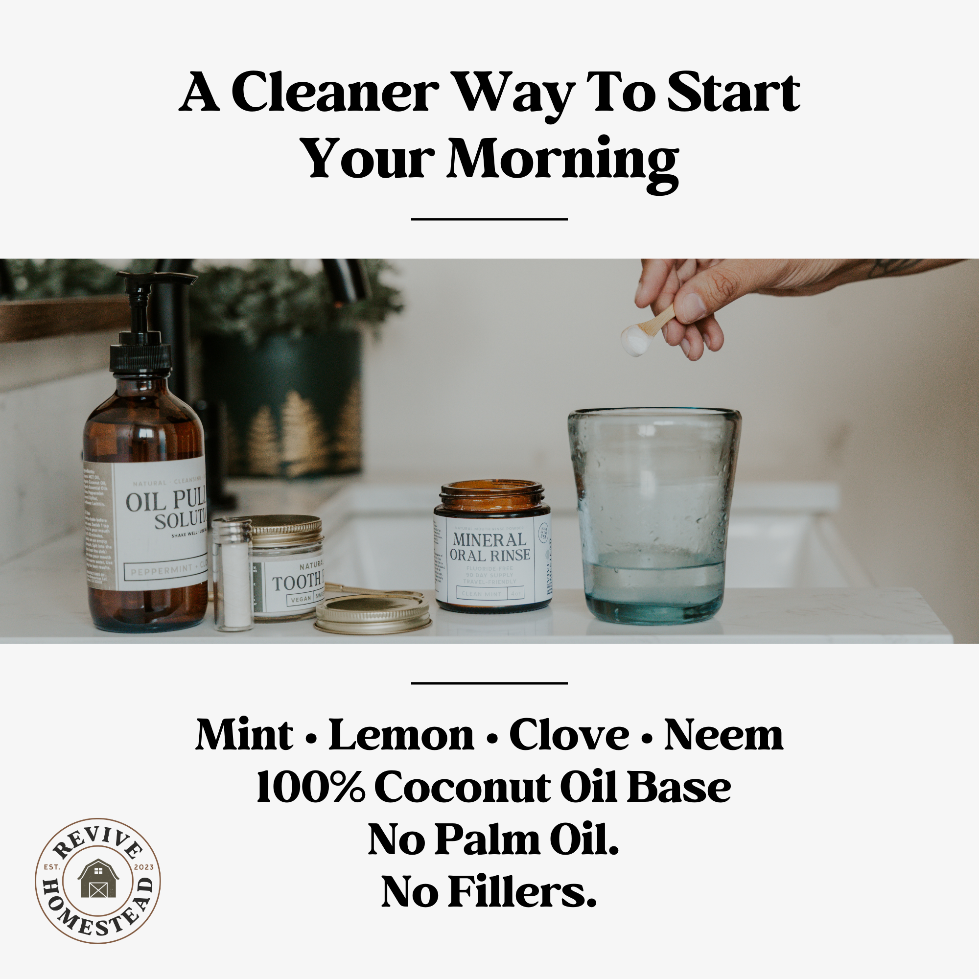 Oil Pulling Solution with Neem Oil