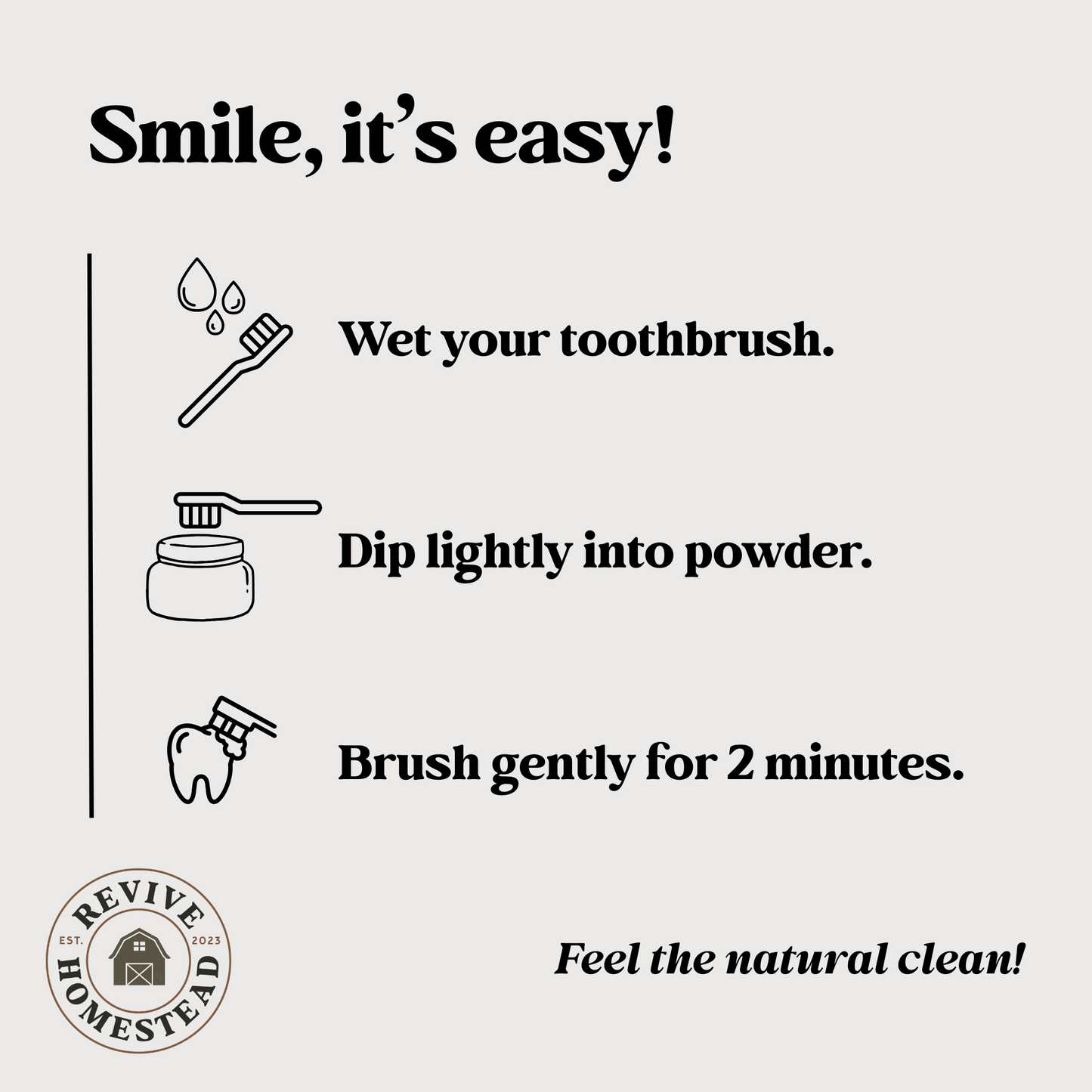 Remineralizing Tooth Powder with Hydroxyapatite + Xylitol