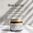Manuka Honey Tallow Face Cream