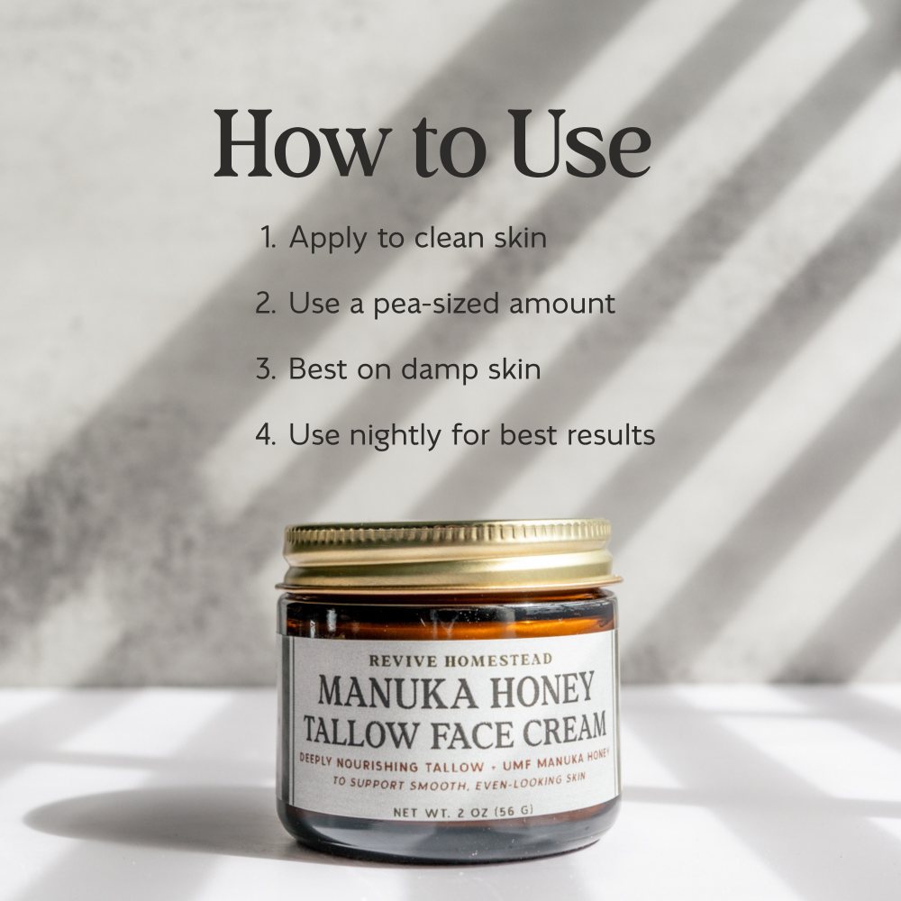 Manuka Honey Tallow Face Cream