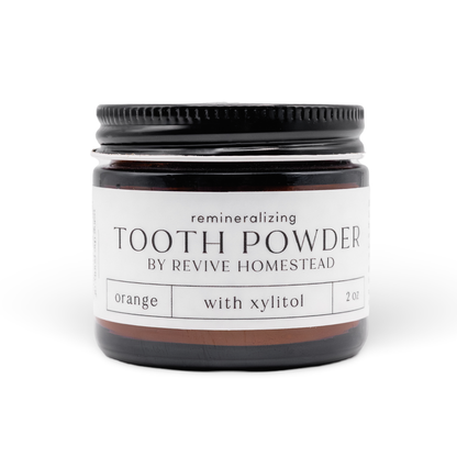 Remineralizing Tooth Powder with Hydroxyapatite + Xylitol